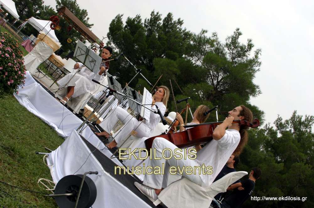 βιολιά κλασικής μουσικής για γάμους Edilosis event production